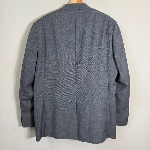 Michael Kors Wool Sport Coat Dinner Jacket Blazer Men 44L Gray Career Formal NWT